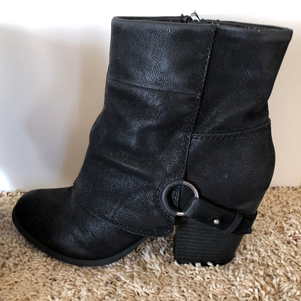 Fergalicious Black Suede Booties